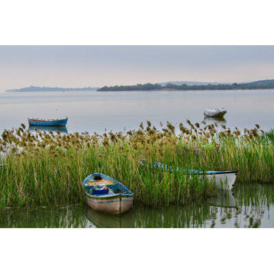 " Boat On Beautiful Lake " by Muhur