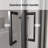 36" D x 36" W x 72" H Corner Shower Enclosure, Double Sliding Shower Door with 1/4" (6mm) Clear Tempered Glass, Square Framed Corner Shower Enclosure in Matte Black Finish-122807671
