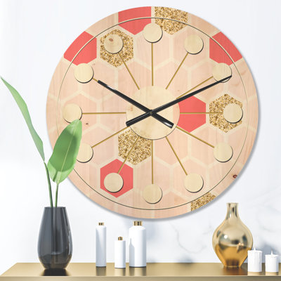 Horloge murale Mid-Century