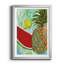 Mélange d'ananas et de melon d'eau I - Encadré sous verre et sous passe-partout, grand tableau pour salon-1502964246-1502964247