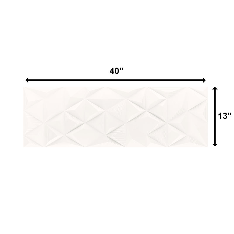 Jazz 13" x 40" 3D Textured Wall Tile