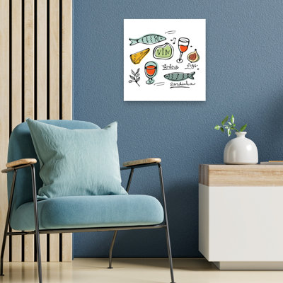 «Rustic Food Delights», art mural contemporain