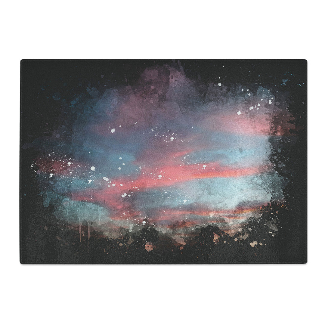 Sunset View Vol.2 Paint Splash Chopping Board
