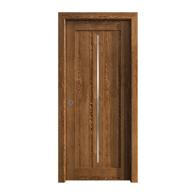Sliding Pocket Door | Ego 5014 | Kit Rail Hardware | Solid Wood Interior Bedroom Modern Doors