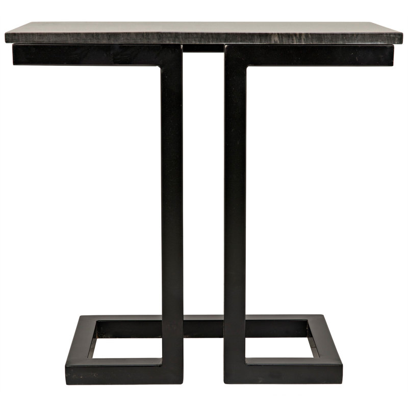 Alonzo Marble Top End Table