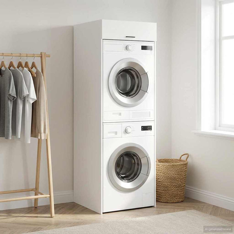 Freestanding Bathroom Cabinet, White