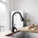 Graham 16" H 1-handle Pull-Down 2-Function Sprayer Kitchen Faucet