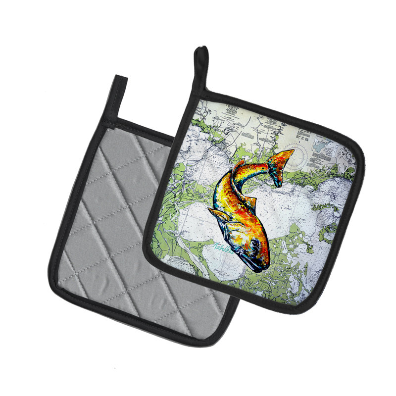 Caroline's Treasures Martin Welch New Artwork Polyester Potholder Set