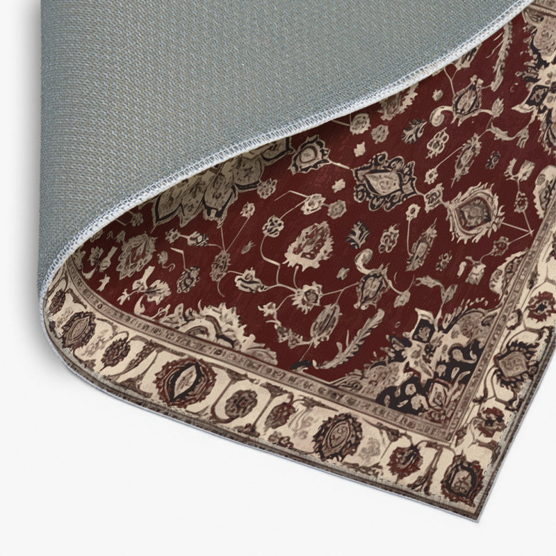 Tapis d'intérieur et d'extérieur noir Persian, Rectangulaire 2 pi x 3 pi
