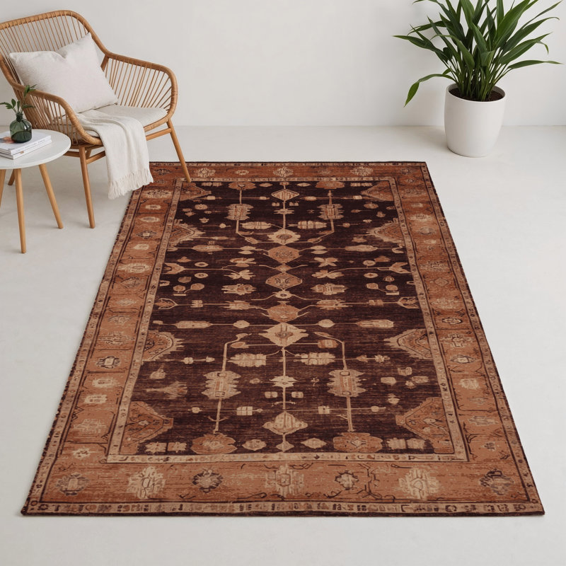 Tapis noir intérieur et extérieur surteint, Rectangle 5 pi x 7 pi