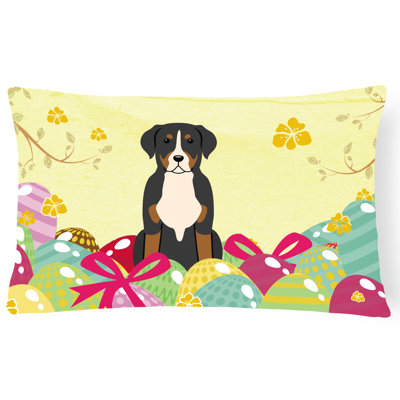 Coussin lombaire pour chien de pâques œufs
