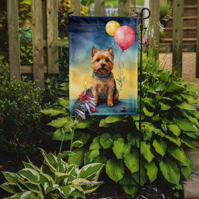 Drapeau de jardin «Happy Birthday»
