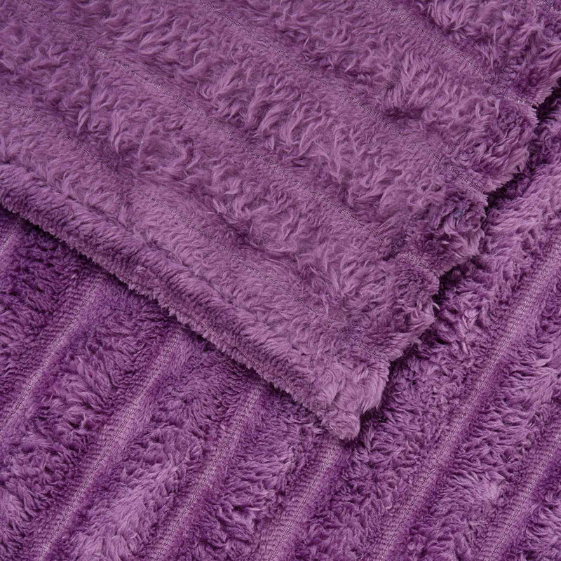 3.2-43 Throw Blanket, Purple, 200cm x 150cm