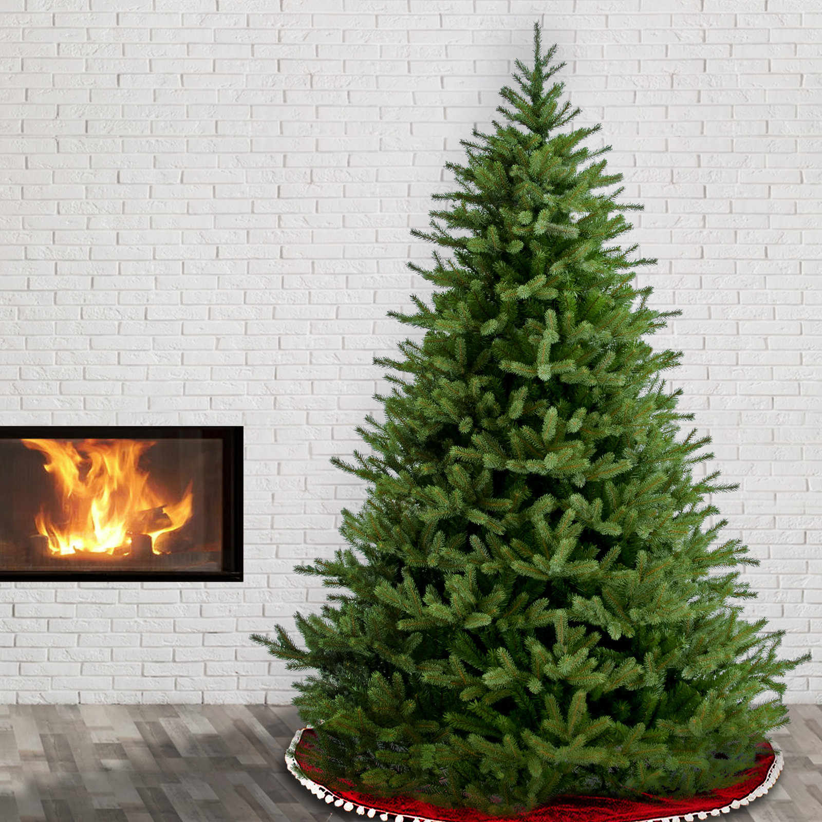 The Holiday Aisle® Norway Fir Tree, 6.5' H