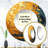 Gold and Black Cubist Visions VI - Cubism Unique Wall Mirror, Gold Round Mirror, Printed Metal Art-97183609