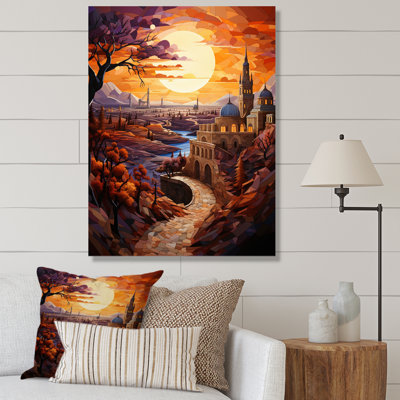 «Judaism Judaic Journey To Synagogue III», impression d'art mural