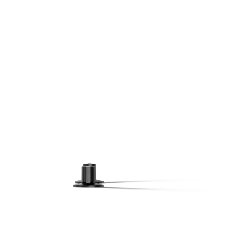 Components Deck-Mount Bath Faucet Handles With Lever Design, Matte Black