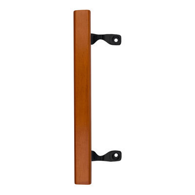 Patio Door Handle With Heavy Duty Brackets Black Finish