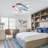 Akey 26'' Flush Mount Ceiling Fan with Lights and Remote, Low Profile Cartoon Smart Ceiling Fan for Kidroom