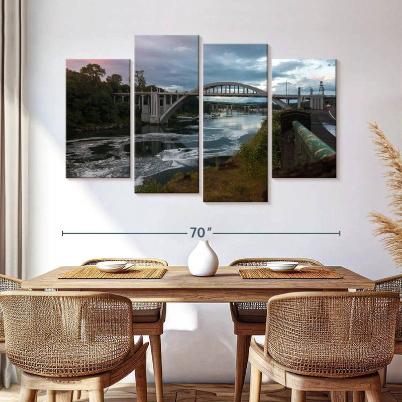 Lilie Dramatic Oregon Bridge, 42" H x 68" W