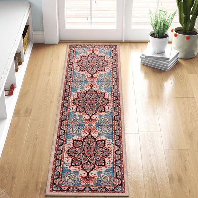 Manado Oriental Blue/Beige Area Rug