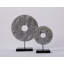 Jade Disk Sculpture with Base-520745264-520744251