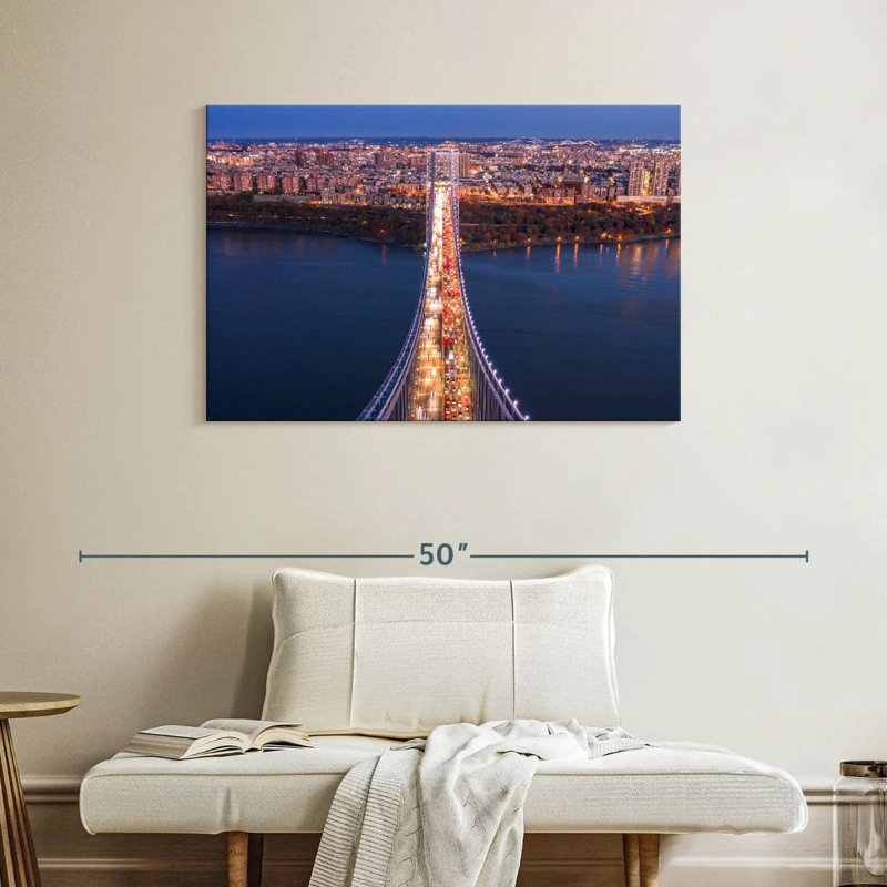 Kavia Mackinac Bridge Bustle, 26" H x 39" W