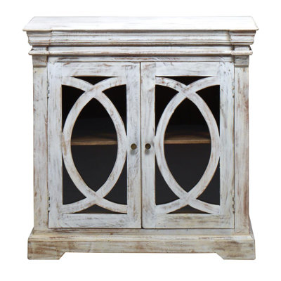 Anesty Solid Wood 2 - Door Accent Cabinet -  Rosalind Wheeler, 8B0FFFCB317140559A6F8D6C06629B5E