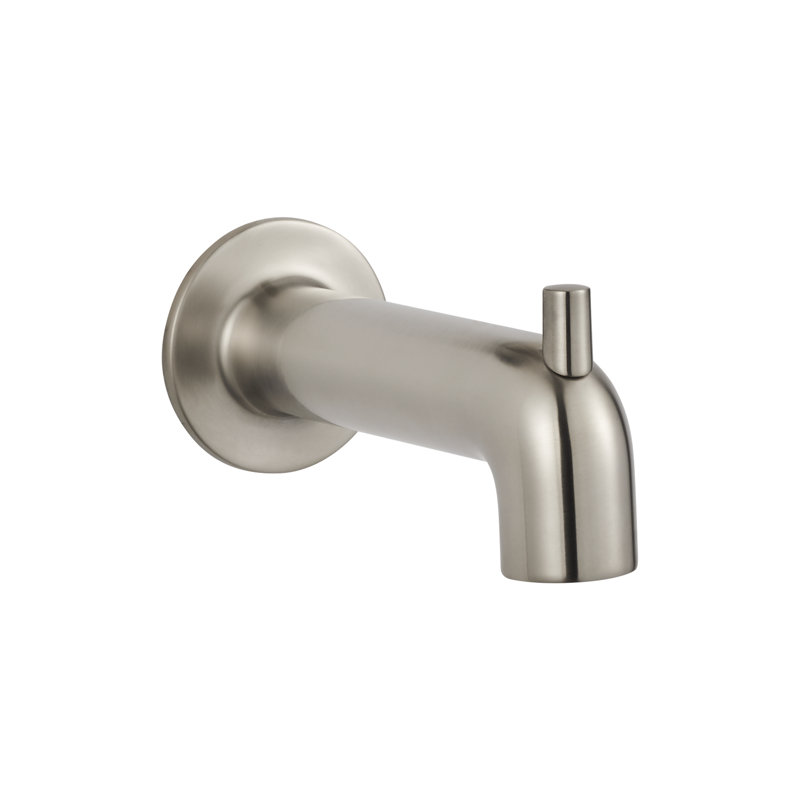 Studio S Wall Tub Spout with Diverter, Brushed Nickel