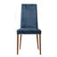 Chaise méditerranéenne rembourrée avec pieds en bois-92365561-92365558