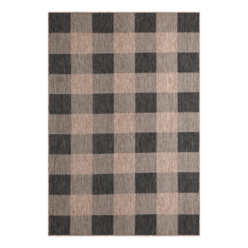 Tapis intérieur / extérieur Talih, Rectangle 6 pi 1 po x 9 pi
