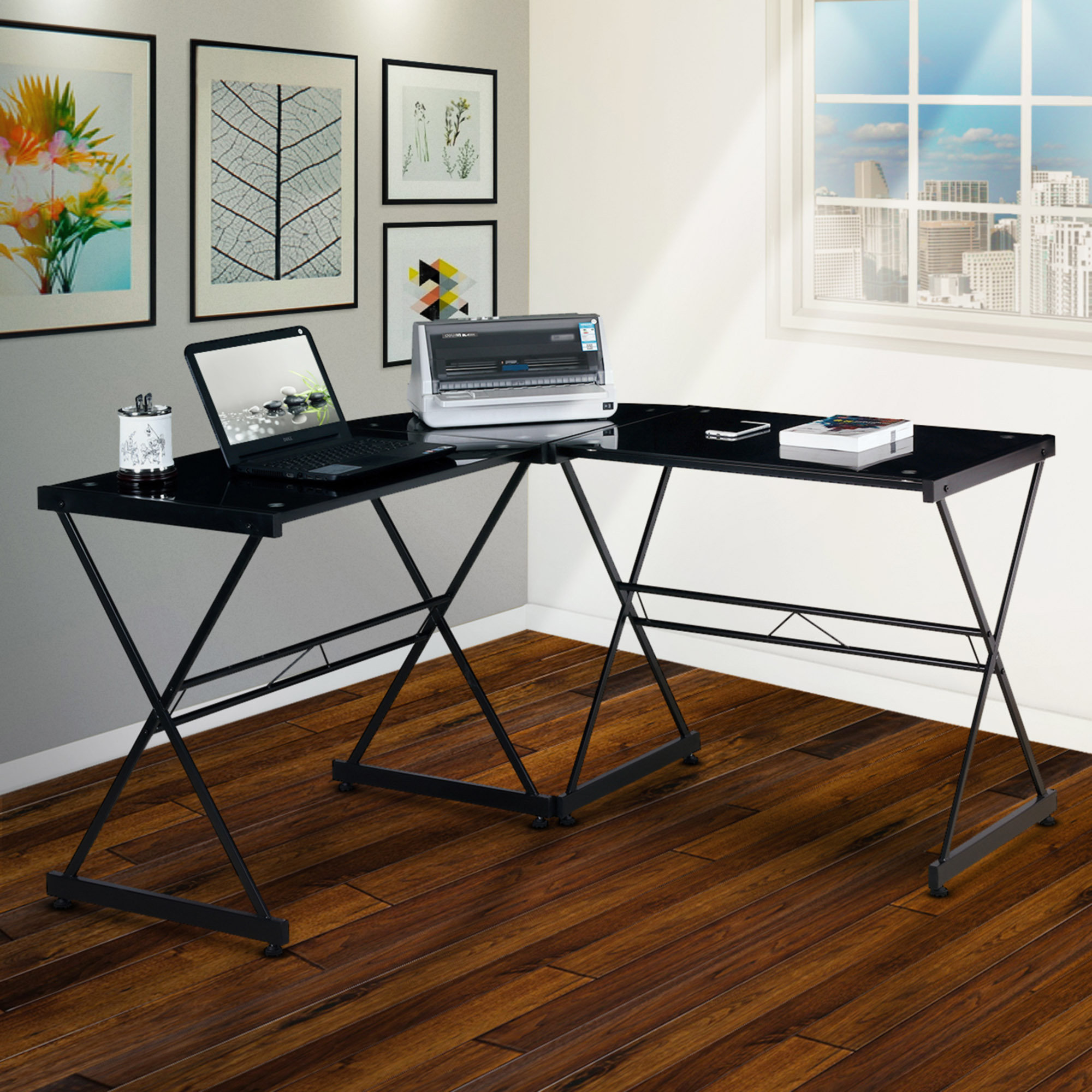 Luxurious Home Office Computer Desk Brayden Studio Size: 29.5 H x 63 W x 27.5 D