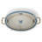 Blue White Oval Basin with Ormolu