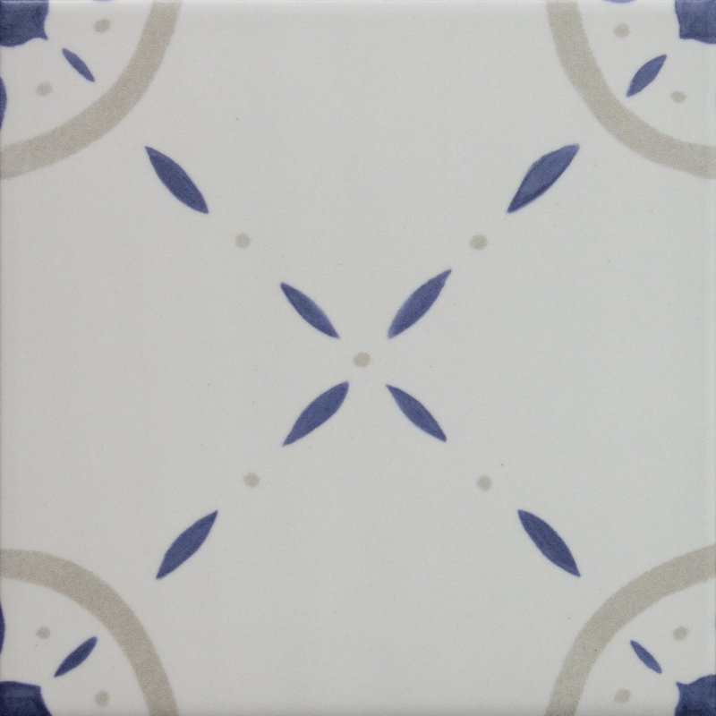 Carreau de porcelaine Santorini, Gris