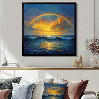 «Avyansh Rainbow On The Ocean Harmony II», art mural arc-en-ciel