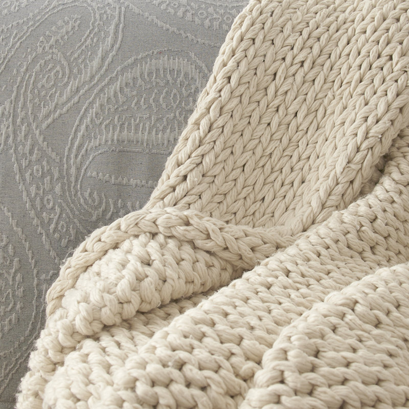 Knitted Throw Blanket