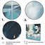 Or et bleu, expression abstraite 2 - Art mural abstrait-1911138136-1911138139