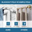 Westmont Extendable Adjustable Single Blackout Curtain Pole/ Rod with Finials, Hooks, Rings-1713807212-1713708051