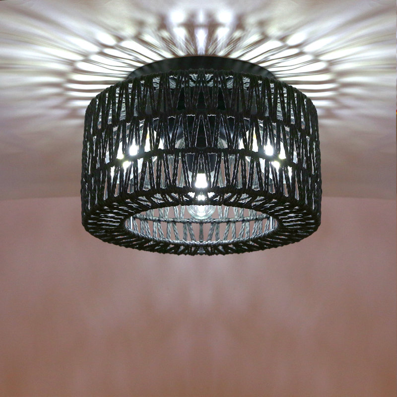 Plafonnier encastré 3 lumières Borwicks, Noir