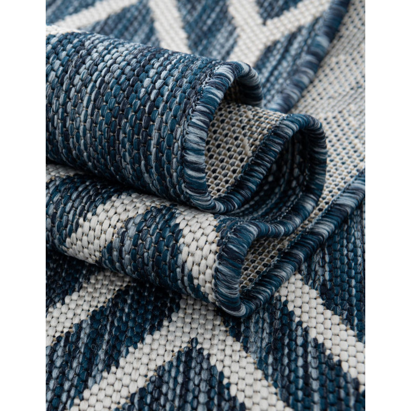 Turks and Caicos Indoor/Outdoor Rug, Round 7'1"