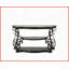Table basse avec plateau en verre Traditional