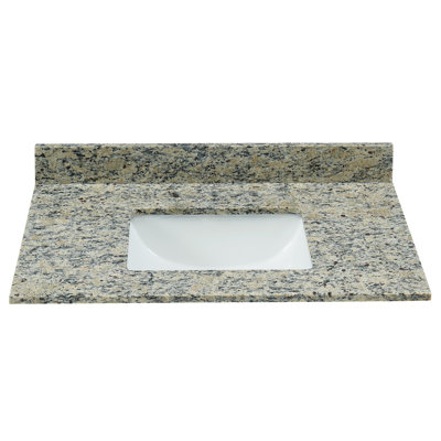 Dessus de meuble-lavabo simple 37 po avec lavabo Santa Cecilia