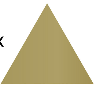 Décalcomanie murale motif triangle