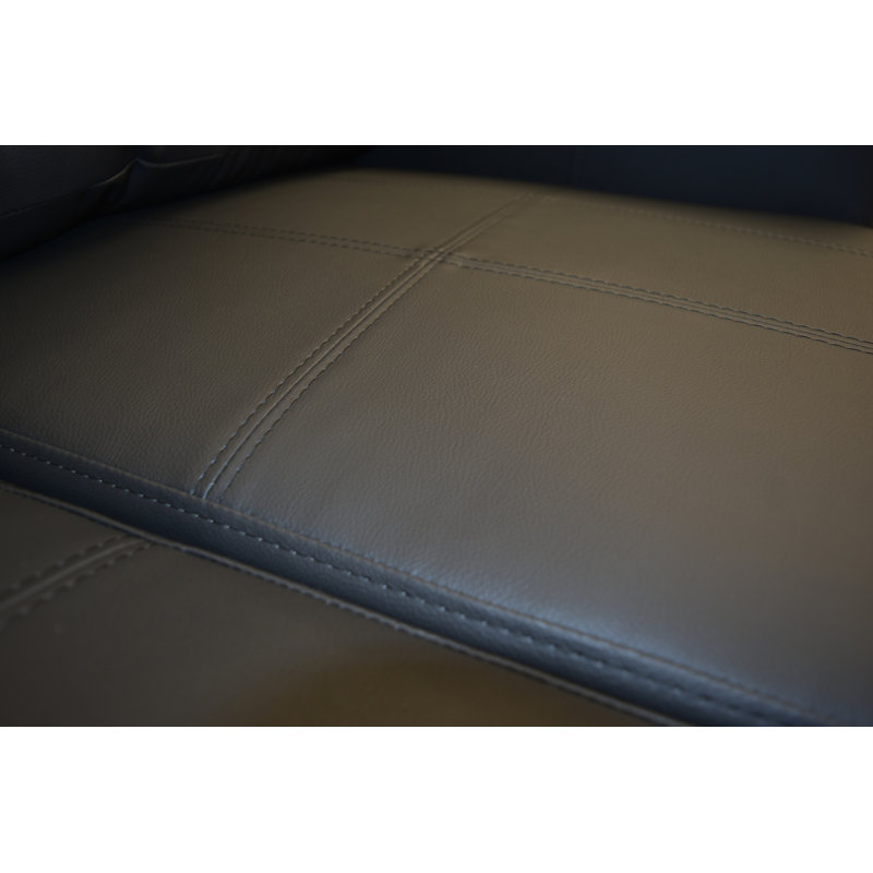 Bogoslav 3 Seater Faux Leather Sofa
