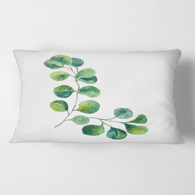 Eucalyptus Branches II Rectangular Pillow Cover & Insert