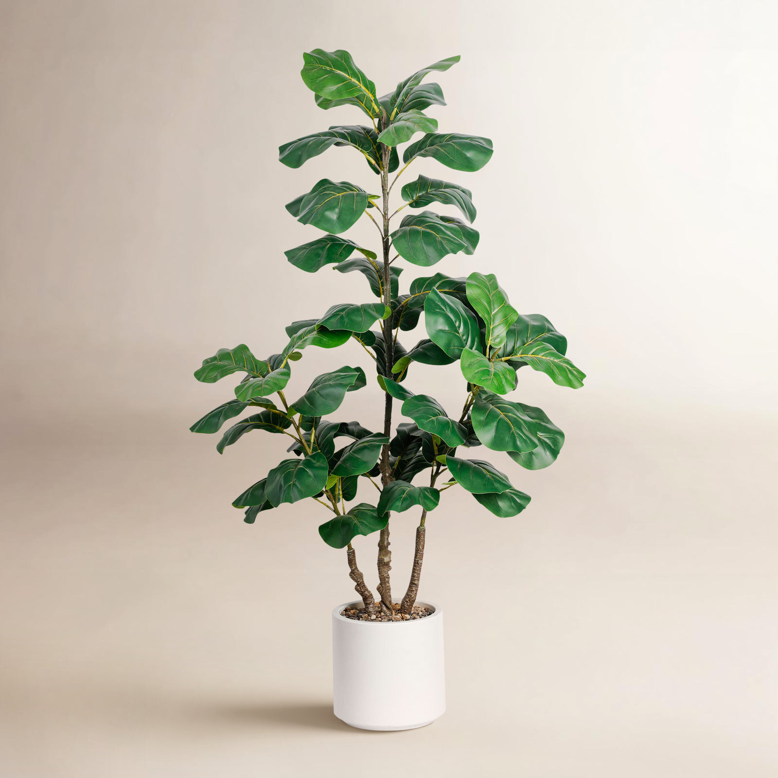 48" Fiddle Leaf Fig Tree in Pot, 48''