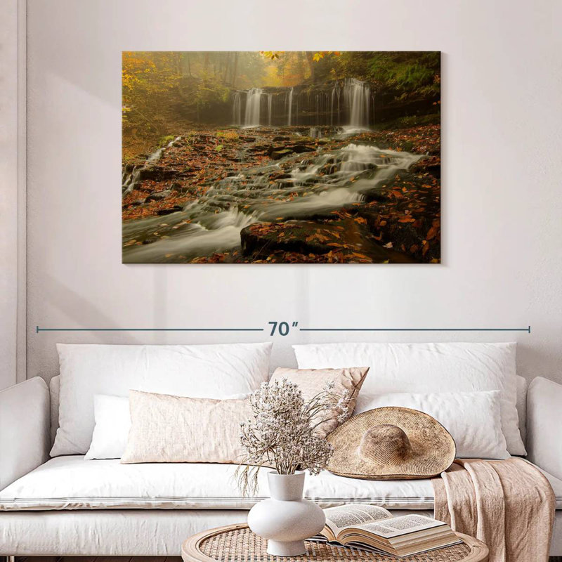 Cascade d'automne Kerrick Mystic, H 30 po x l 45 po