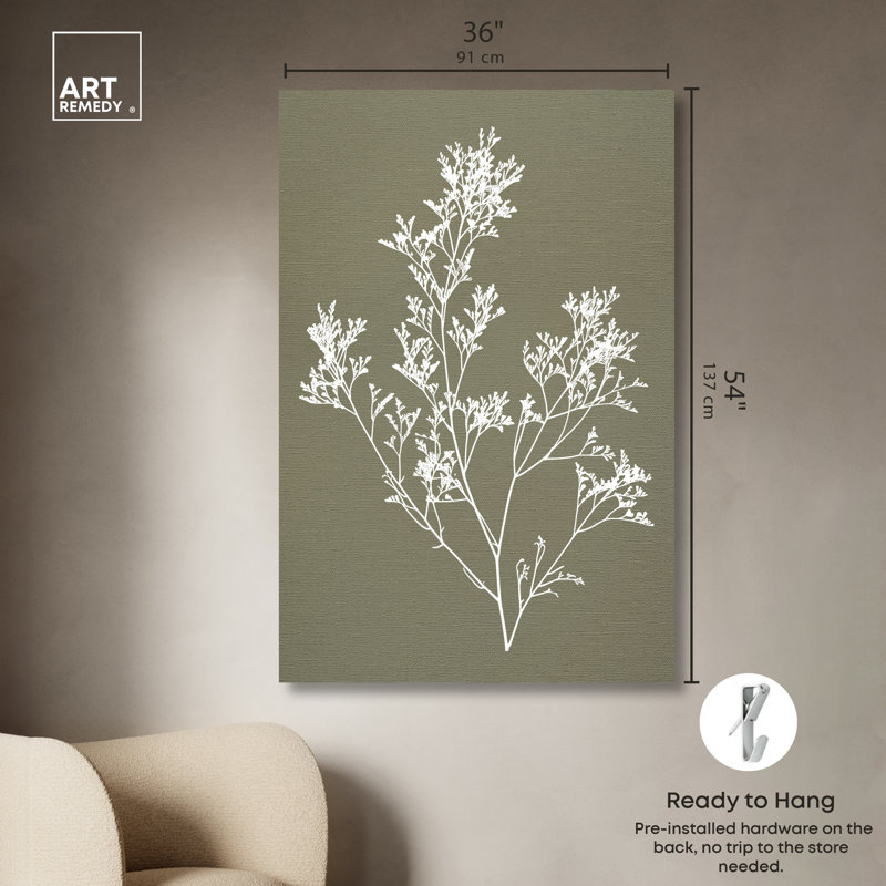 «Timeless Leaf I Botanical Wall Art» par Art Remedy, Toile tendue, H 45 po x l 30 po