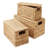 Casafield Water Hyacinth Storage Baskets with Lids, Set of 3 Woven Nesting Bins-302112989