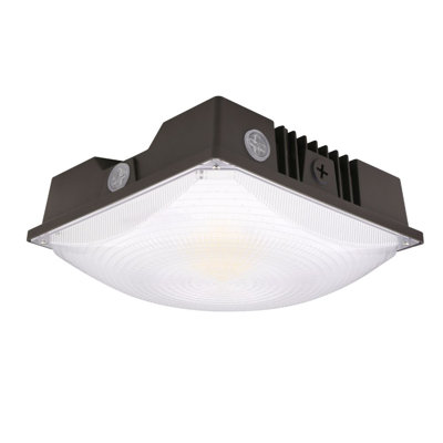 200-Watt Equivalent Integrated LED Canopy Light 3100-8700 Lumens 120-277V Adjustable CCT Dimmable